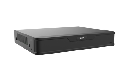 Uniview NVR301-04B-P4-IQ 12MP Ultra HD PoE 4-Ch 1U with AI Facial Recognition 1 SATA HDD Bay 2-Way Audio IP Network Security NVR