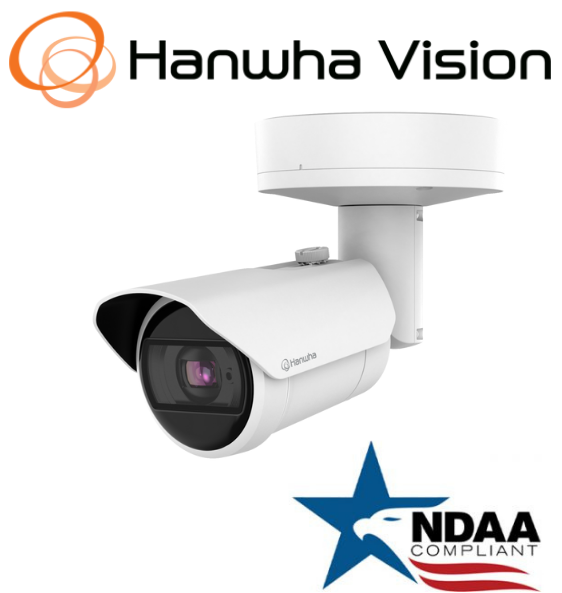 Hanwha Techwin XNO-C8083R 6MP IR Bullet AI NW IP Security Camera 4.4~9.3mmLens