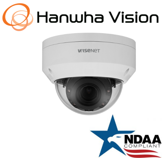 Hanwha Techwin ANV-L6082R 2MP PoE IR IP Dome Full HD Security Camera 3.3~10.3mm