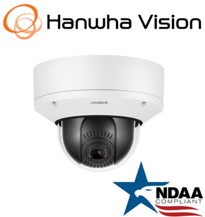 Hanwha Techwin XND-8081VZ 5MP PTRZ Indoor IP Dome Security Camera 3.9~9.4mm Lens