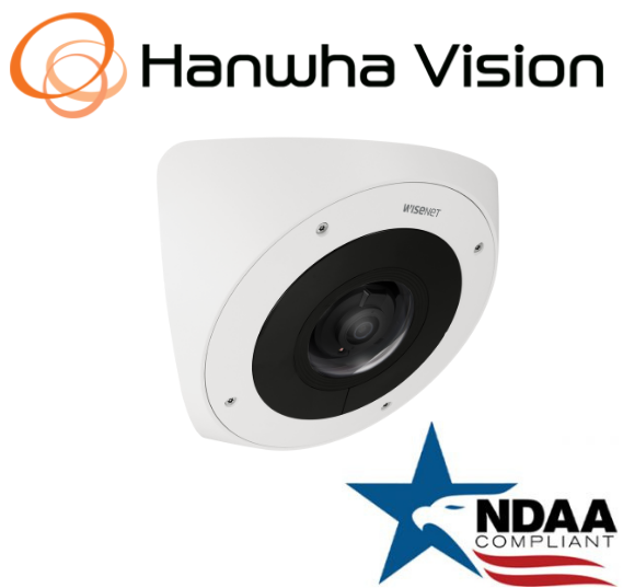 Hanwha Techwin TNV-7011RC 3MP POE IR Vandal Corner IP Security Camera 2.8mm lens