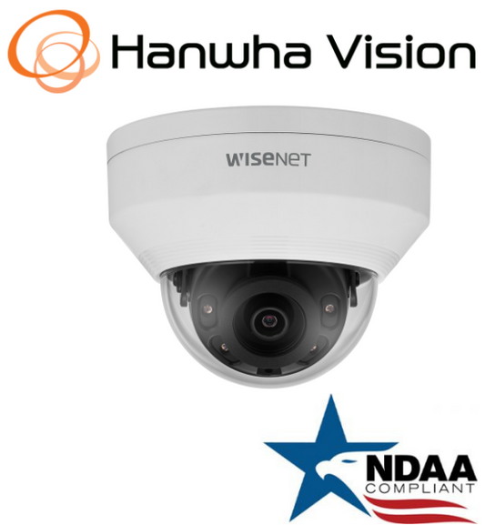 Hanwha Techwin QNV-6022R1 2MP PoE IR IP Dome Security Camera 4.0mm fixed Lens