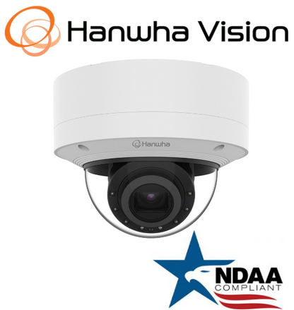 Hanwha Techwin XNV-6123R 2MP IR Vandal Dome AI IP Security Camera 5.2~62.4mmLens