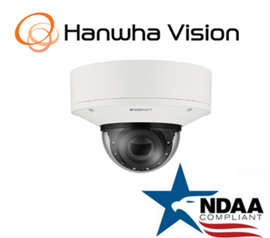 Hanwha Techwin XNV-6083R 2MP POE+ IP Vandal Dome AI Security Camera 2.8~12mmLens