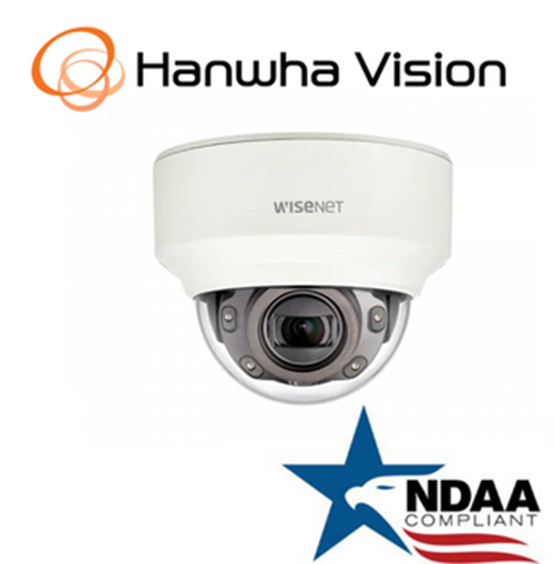 Hanwha Techwin XND-6080RV 2MP PoE Vandal Dome IP Security Camera 2.8-12mm Lens