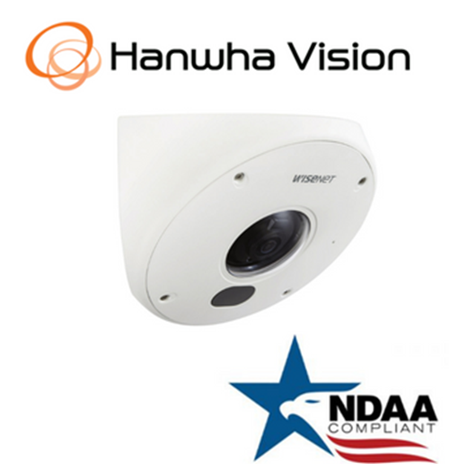 Hanwha Techwin TNV-7010RC 3MP IP  Corner Mount Security Camera 2.8mm fixed lens