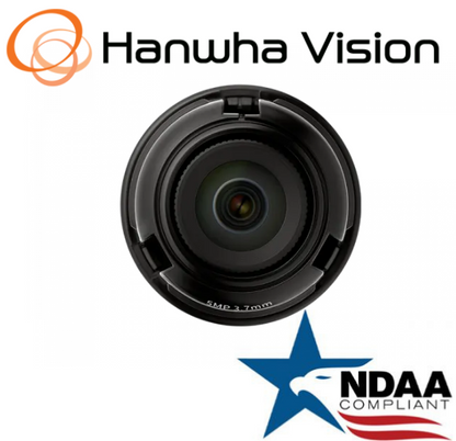 Hanwha Techwin SLA-5M3700D  5MP CMOS  3.7mm fixed focal Security Camera lens