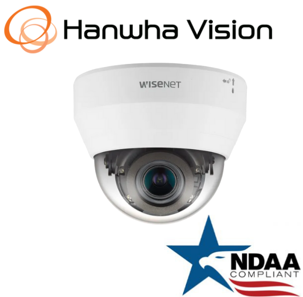 Hanwha Techwin QND-6082R1 2MP PoE IR  Dome  IP Security Camera 3.2 ~ 10.0mm Lens