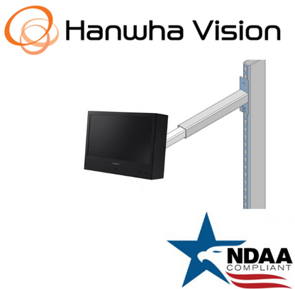 Hanwha Techwin STB-10PVMCWA-W Horizontal PVM Monitor Mount Security Accessory