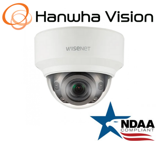 Hanwha Techwin  XND-8080RV WiseNet 5MP IP IR Security Dome Camera 3.9-9.4mm Lens