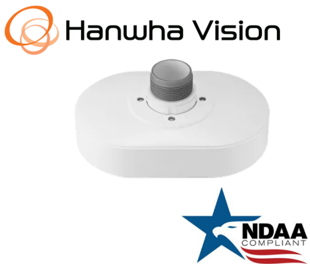 Hanwha Techwin SBP-215HMW Hanging Cap Adapter (White)  Security Accessory