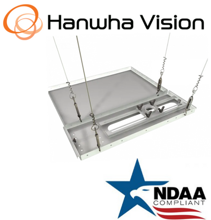 Hanwha Techwin SBP-2CTW Drop ceiling Tile for Pendant Mount Security Accessory