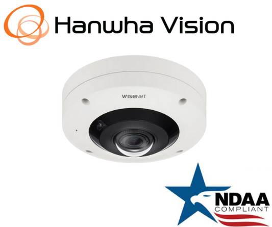 Hanwha Techwin XNF-9010RVM 12MP Fisheye IP Security Camera with1.08mm fixed lens