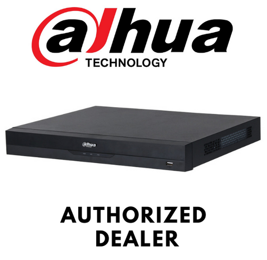 Dahua 32CH 8 ePoE Ports 8K 1U, 2 SATA 384Mbps Network Security Recorder NVR