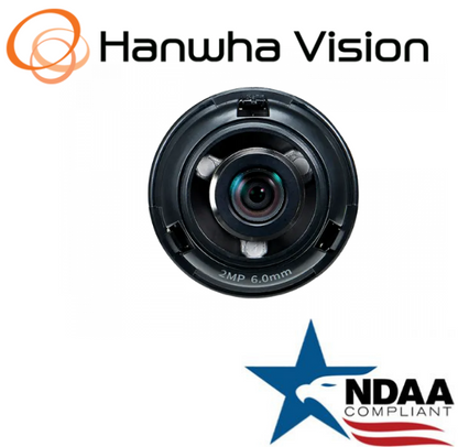 Hanwha Techwin SLA-2M6000D 1/2.8"  2MP 6.0mm fixed focal Security Camera lens