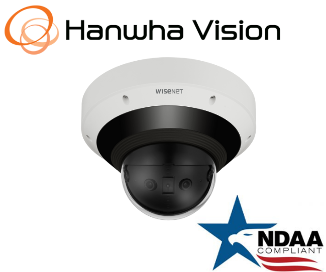 Hanwha Techwin PNM-9031RV 15MP Multi-sensor Panoramic NW Dome IP Security Camera