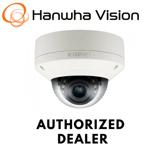 Hanwha Techwin SNV-7084R 3MP IR Vandal Dome Camera 3-8.5mm Lens