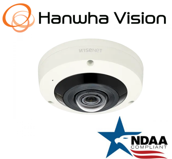 Hanwha Techwin XNF-8010RV 6MP Outdoor Fisheye IP Security Camera1.6mm fixed Lens