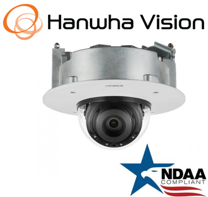 Hanwha Techwin PND-A6081RF 2MP IR Flush Mount Dome IP Security Camera 4.38~9.33m