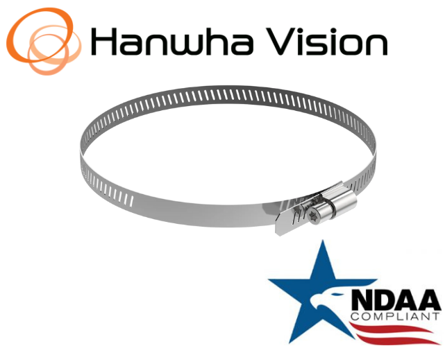 Hanwha Vision SBP-060S  Stainless steel mount strap  Security Accessory