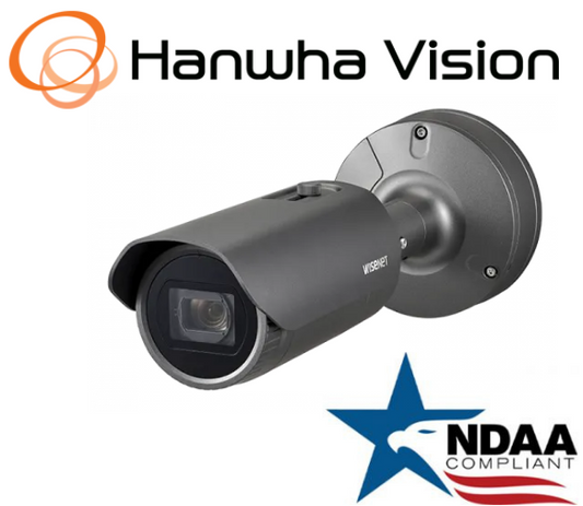 Hanwha Techwin XNO-6120R 2MP IR  Bullet NW IP Security Camera 5.2 ~ 62.4mm Lens