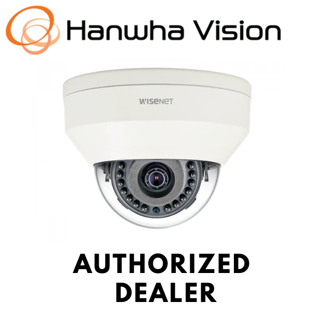 Hanwha Techwin WiseNet LNV-6011R 2MP Outdoor Network Dome Camera 3mm Lens