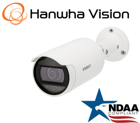 Hanwha Techwin ANO-L6012R PoE 2MP IR Bullet IP Security Camera  2.8mm fixed lens