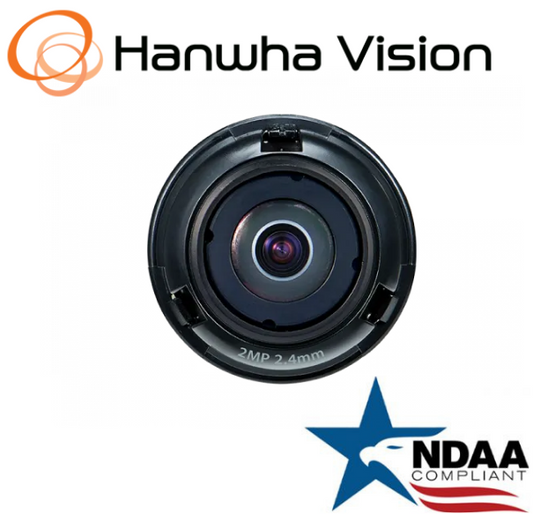 Hanwha Techwin SLA-2M2402D 1/2.8"  2MP 2.4mm fixed focal Security Camera lens