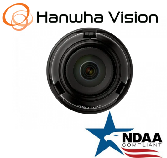 Hanwha Techwin SLA-5M3700Q 5MP CMOS  3.7mm fixed focal Security Camera lens