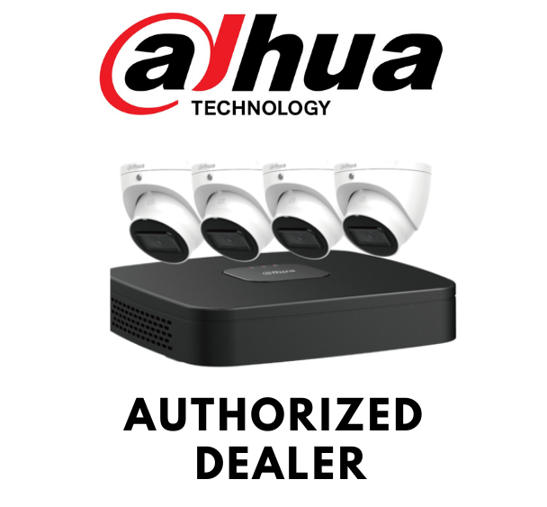 Dahua N444L42A 4MP 4-Ch  (4Eyeball Cameras+NVR) Security System 