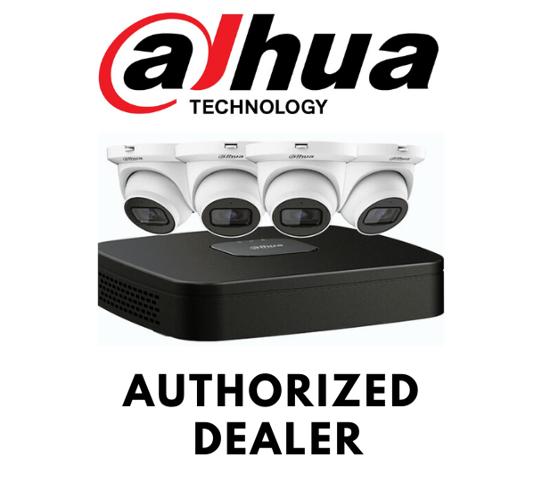 Dahua IP67 IP (4) 4MP Eyeball IP Cameras 4K 4CH NVR Security System 2.8mm Lens