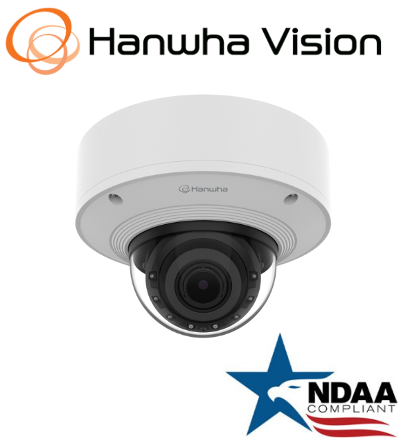 Hanwha Vision PNV-A6081R-E1T 2MP IR  Dome IP Security Camera 4.38~9.33mm Lens