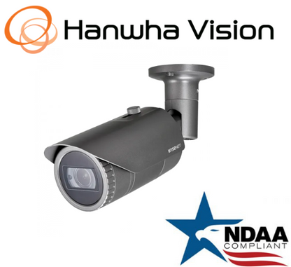 Hanwha Techwin SCO-6085R 2MP Analog HD+ Bullet IR Security Camera 3.2-10mm Lens