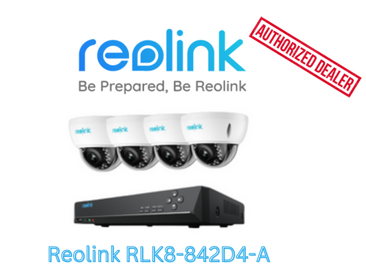 Reolink 8CH 2TB NVR 4K 8MP Ultra HD IK10 PoE 5X Optical Zoom Security Camera