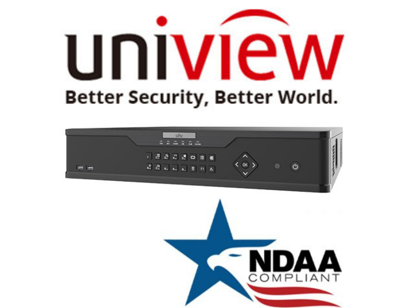 Uniview NVR304-16X 12MP 16-Ch NDAA Security NVR