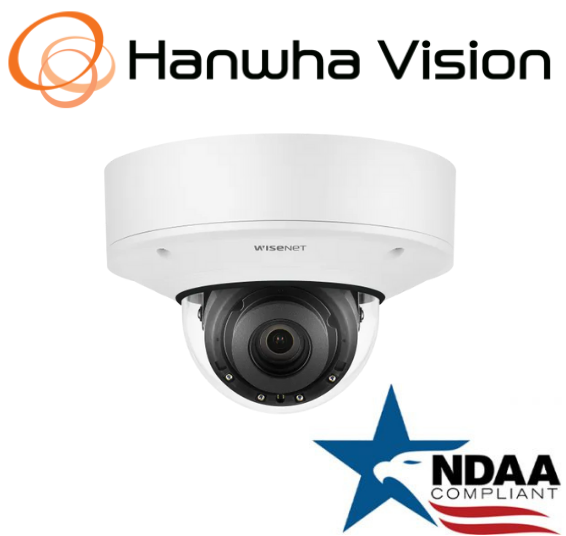 Hanwha Techwin PNV-A9081RLP 4K LPR/ANPR IP VandalDome SecurityCamera4.5~10mmLens