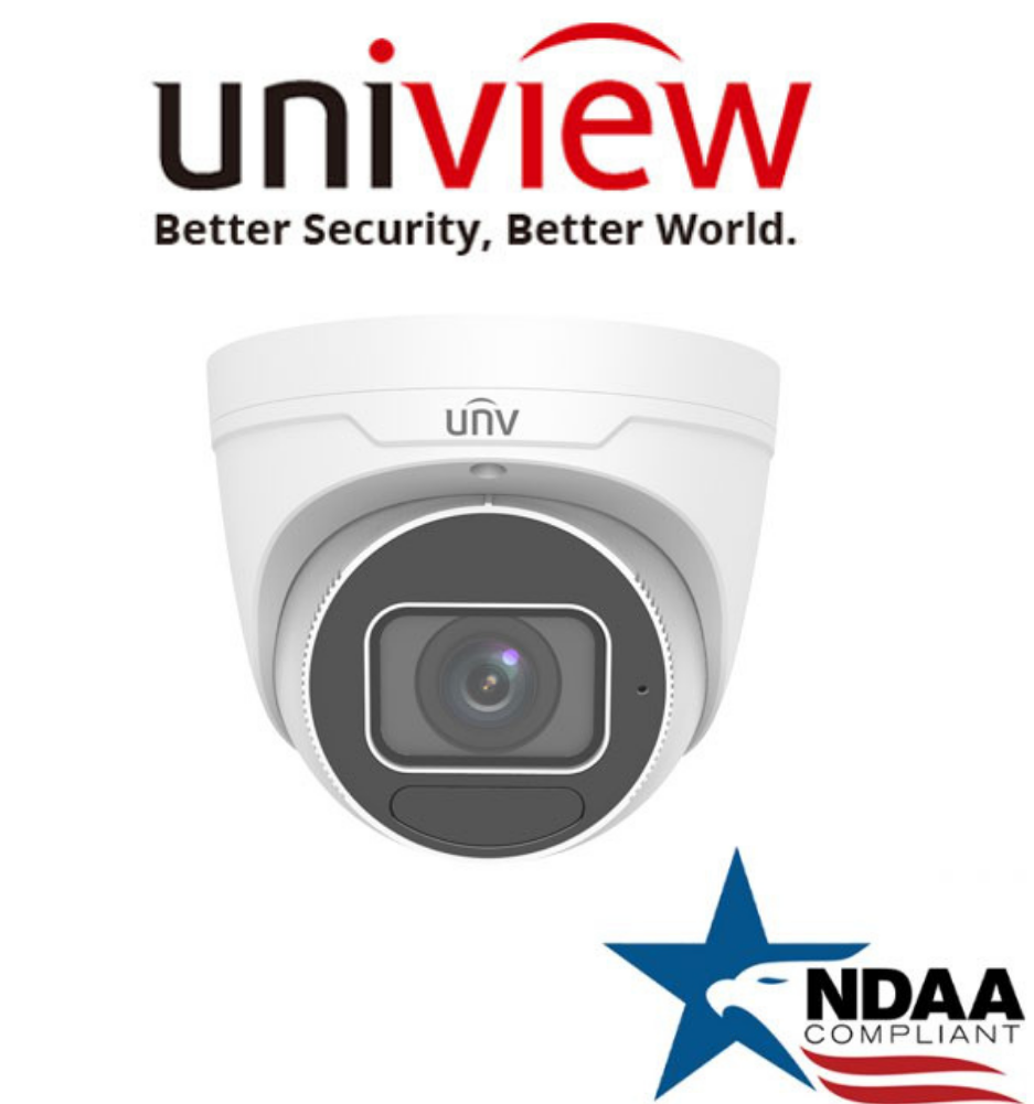 Uniview IPC3608SB-ADF16KM-I0  NDAA Turret Security Camera