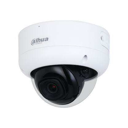 Dahua PoE 4MP IP67 Audio IK10 IR IP Dome Analytics+ Security Camera 2.8mm lens