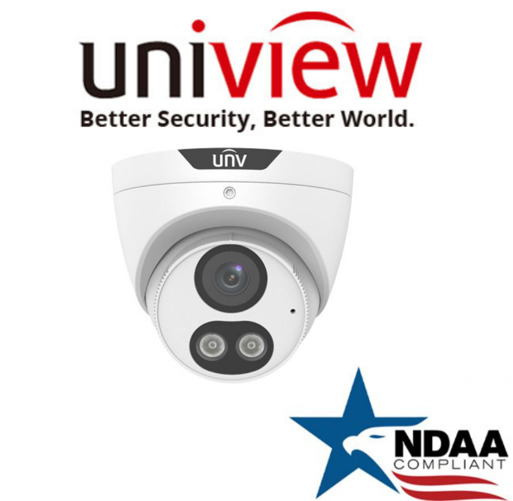 Uniview 5MP IP67 PoE Outdoor Uniview Security Surveillance Camera 2.8mm Lens