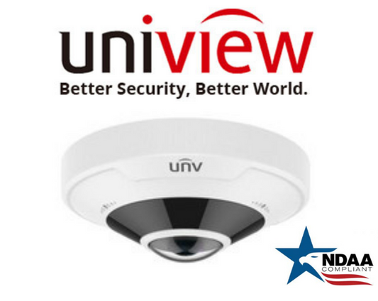 UNV 12MP IP66 IK10 PoE Uniview IP Security Camera 1.8mm Lens