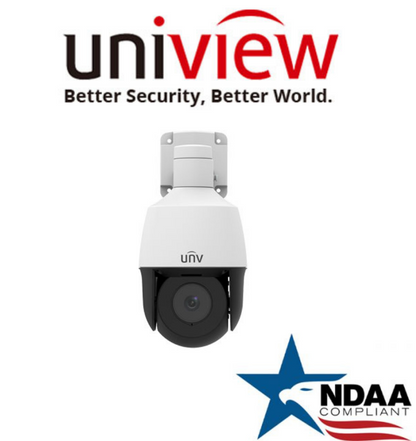 Uniview IPC6312LR-AX4-VG NDAA Mini PTZ Security  Camera