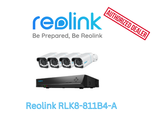 Reolink 8CH NVR 4K 8MP PoE 5X Optical Zoom Color Night Vision Security Camera