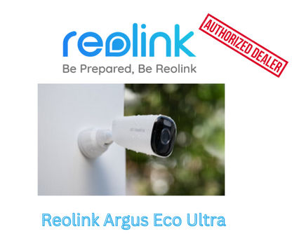 Reolink 4K 8MP Ultra HD 5/2.4GHz WiFi Battery/Solar Powered Security Camera