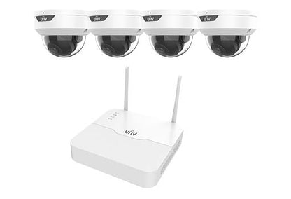 UNV 2MP 4-Ch IP67 NDAA including WiFi Kit Audio IP Uniview Security Cameras