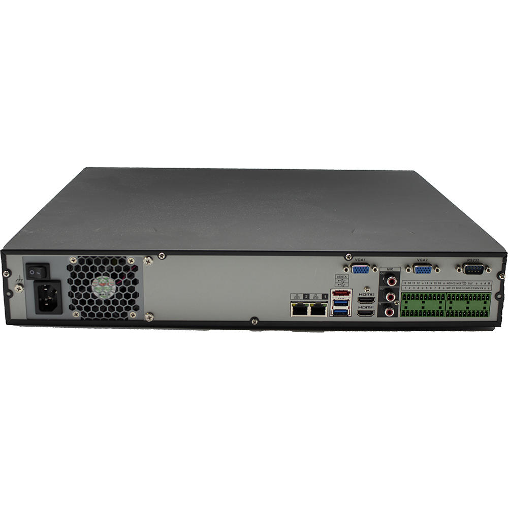 Dahua Pro Series 32-Channel H.265+ 4K Dual NIC 4 SATA Bays UHD NVR with 6TB HDD