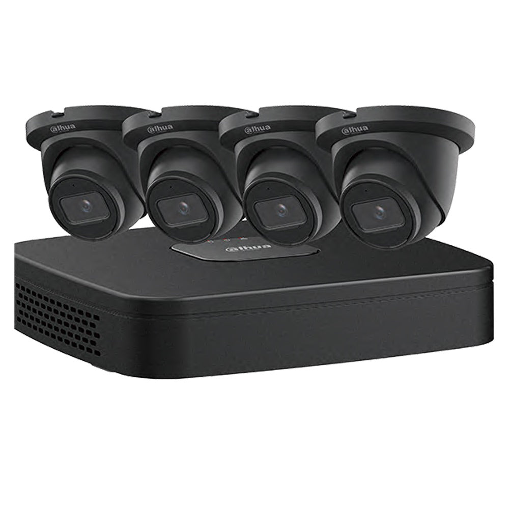 Dahua NB444E42B 4-Ch 4MP (4 Eyeball Cameras+NVR) Security System