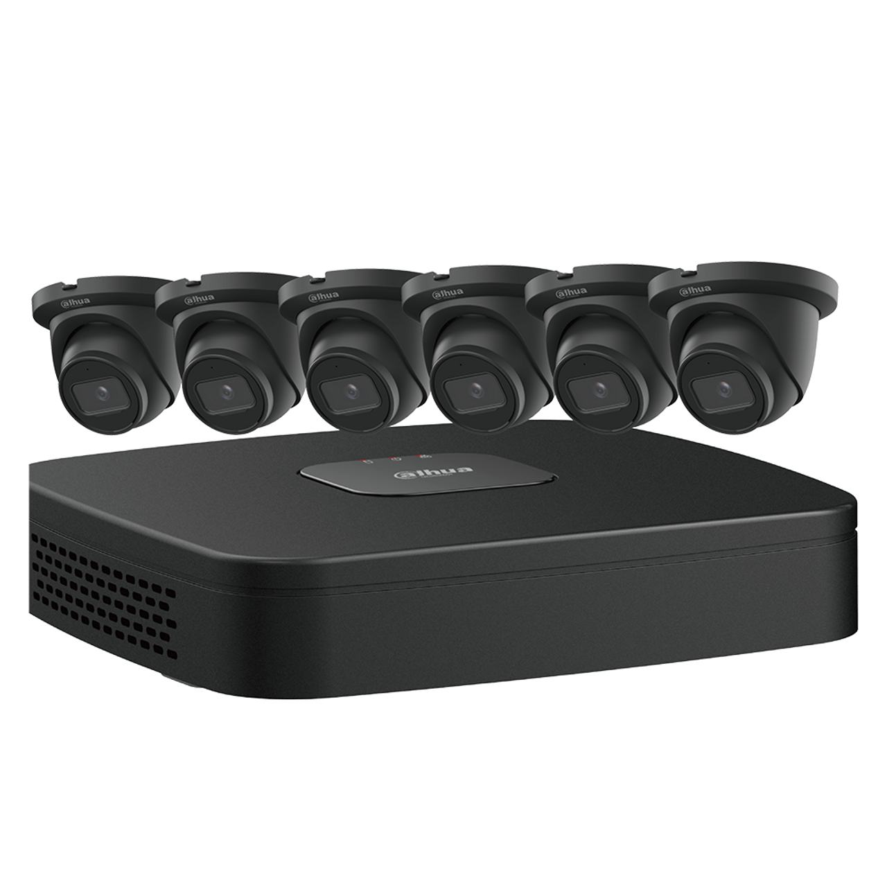 Dahua 4MP PoE IP67 Eyeball Network Cameras +8-Ch NVR Security System 2.8 mm lens