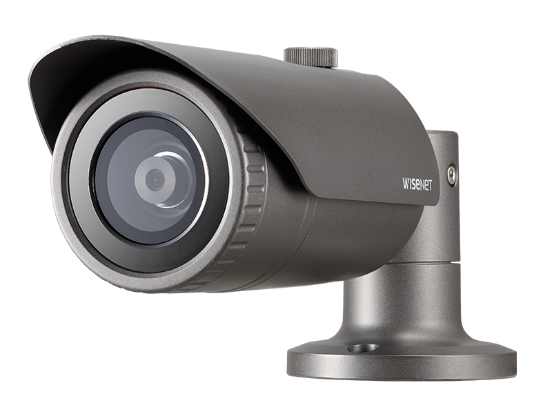 Hanwha Techwin  QNO-7012R 4MP POE IR Bullet IP Security Camera with 2.8mm Lens