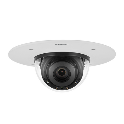 Hanwha Techwin PND-A6081RF 2MP IR Flush Mount Dome IP Security Camera 4.38~9.33m