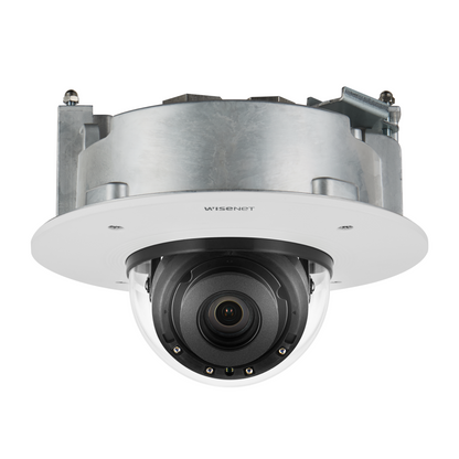 Hanwha Techwin PND-A6081RF 2MP IR Flush Mount Dome IP Security Camera 4.38~9.33m